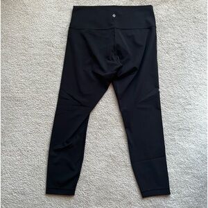 Lululemon wunder under black leggings